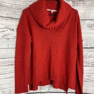 Rachel Rachel Roy Sweater Womens Size Small Cowl neck knit wool blend oversized